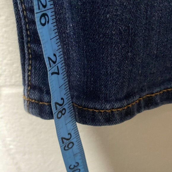 American Eagle Jeans Womens 6 Short Favorite Boyfriend Denim Stretch Blue Faded - Picture 11 of 13